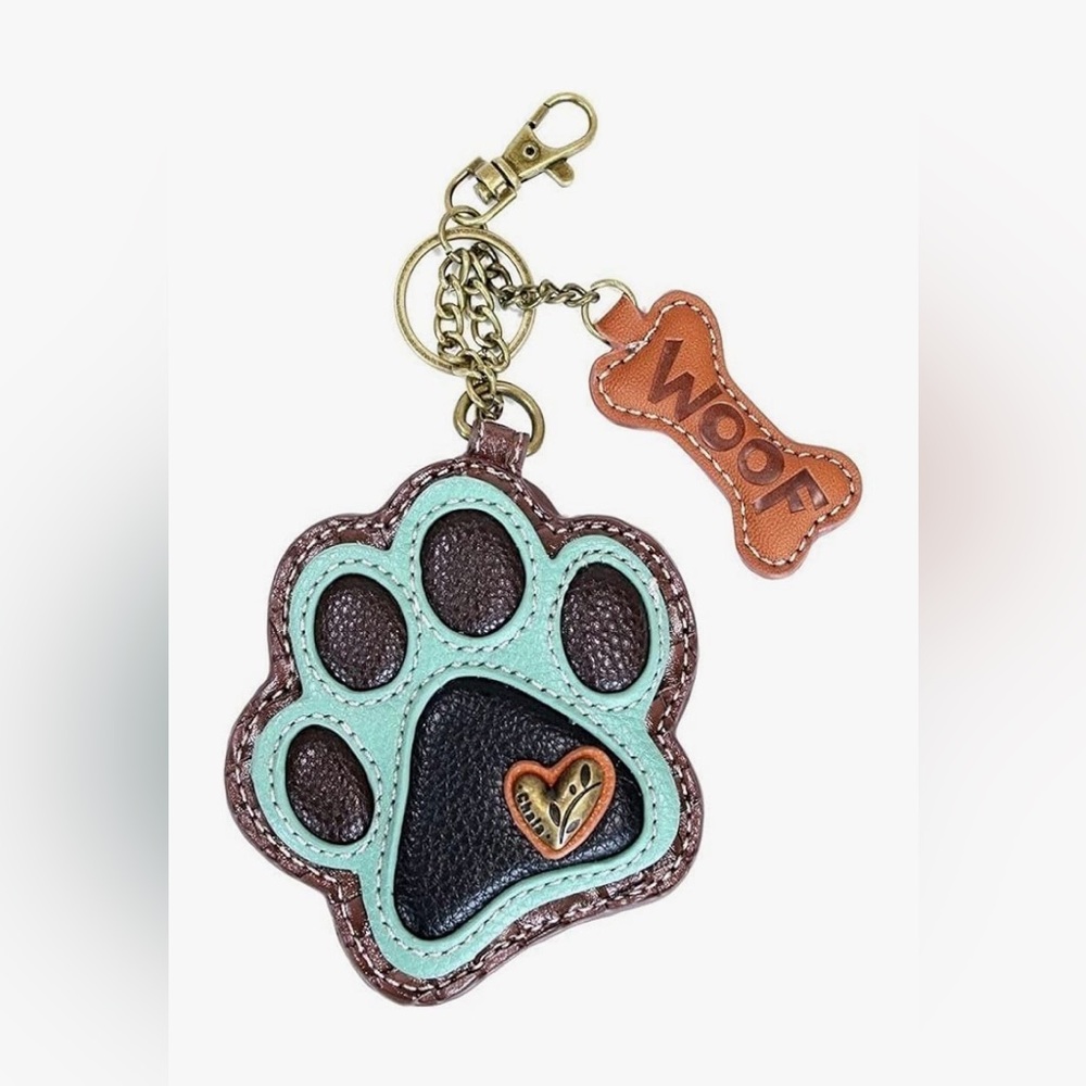 Chala Paw Print Key Fob/Bag Charm